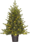 Black Box Trees Flachau - Kunstkerstboom met 40 LED Verlichting - H90 x Ø66 cm - Groen