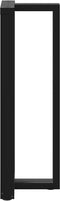 vidaXL - Bartafelpoten - 2 - st - T-vormig - 50x35x(110-111) - cm - staal - zwart