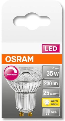 OSRAM LED reflectorlamp - Lampvoet: GU1- - Warm wit - 27-- K - 3,7- W - LED SUPERSTAR PAR16