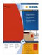 Herma 4397 - Etiketten A4 105x148mm - Veiligheidsrand - Rood