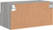 vidaXL - Tv-wandmeubel - 60x30x30 - cm - bewerkt - hout - grijs - sonoma - eikenkleur