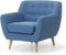 Fauteuil MOTALA Stof Blauw