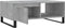 vidaXL - Salontafel - 90x60x35 - cm - bewerkt - hout - betongrijs