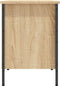 vidaXL - Schoenenkast - 131x35x50 - cm - bewerkt - hout - sonoma - eikenkleurig