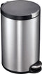 EKO - Artistic pedaalemmer 12 liter - Stainless steel Plastic - mat RVS - Prullenbak