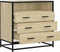 vidaXL - Ladekast - 70x41x70 - cm - bewerkt - hout - sonoma - eikenkleurig