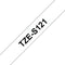 ProConso TZe-S121 - Printerlabel - Zwart op transparant