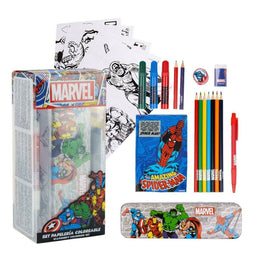 Schoolset Marvel 16 Onderdelen Rood