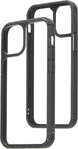 Mobiparts Rugged Clear Case - Apple iPhone 12 Mini - Shockproof TPU - Zwart