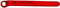 Bernstein Tools for Electronics 16-535 VDE Enkelvoudige ringsleutel Sleutelbreedte (metrisch) 10 mm