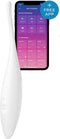 Satisfyer Twirling Joy, tipvibrator met app-bediening, waterdichte, huidvriendelijke siliconen