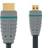 Bandridge 2m HDMI - Digitale AV-aansluiting - 4K en 3D - Grijs Zwart