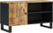 vidaXL - Tv-meubel - 80x33x46 - cm - massief - mangohout - en - bewerkt - hout