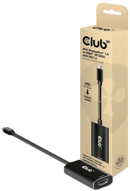 Club 3D CAC-1186 - Mini DisplayPort naar HDMI 2.1 - 15cm - Zwart