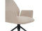Multifurn eetkamerstoel Jill - draaibaar - boucle taupe (set van 2)