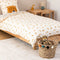 Atmosphera Kids Opbergmand uit riet met pompons Ø40x26cm - Beige