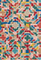 Brink en Campman - Estella Tetris 89605 Vloerkleed - 250x350 - Rechthoek - Kinder,Laagpolig Tapijt - Modern - Meerkleurig