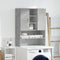 vidaXL - Wasmachinekast - 70,5x25,5x90 - cm - betongrijs
