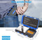 Outdoor Precisieweegschaal - 0,01 g tot 200 gr. - met tarragewicht - Licht gewicht - In stevige blauw/zwarte case - Overal en altijd bij de hand