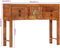 vidaXL - Wandtafel - 120x32x80 - cm - massief - ruw - acaciahout
