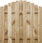 vidaXL - Poort - 100x75 - cm - groen - geïmpregneerd - grenenhout