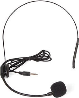 HQ-Power Headset met microfoon, met kabel, 3.5 mm jackaansluiting, zwart