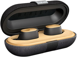 House of Marley Liberate Air - In-ear oordopjes - Draadloos Bluetooth 5.0 - Spatwaterdicht IPX4 - Zwart (Bruin)