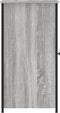 vidaXL - Nachtkastje - 32x42x80 - cm - bewerkt - hout - grijs - sonoma - eikenkleurig