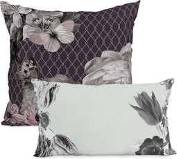 Set van kussenhoesjes HappyFriday Onyx Multicolour 2 Onderdelen
