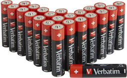 Verbatim 49505 - Wegwerpbatterij AA - 1,5 V - 50,5 mm hoog (23 g)