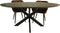 Tafel Zurich ovaal swiss edge - 180x100x76 - Zwart - Acaciahout/metaal