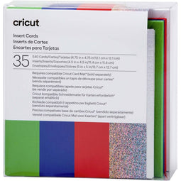 Cricut Insert Cards Rainbow S40 Kaartenset Rood, Blauw, Groen