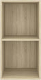 vidaXL - Tv-wandmeubel - 37x37x72 - cm - bewerkt - hout - sonoma - eikenkleurig