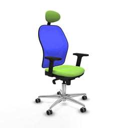 Piqueras y Crespo 2D086G1 - Bureaustoel - Verstelbare hoogte met armleuning - Pistache