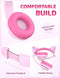 iClever BTH19 - draadloze kinderkoptelefoon - kattenoortjes met RGB LED - roze