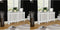 vidaXL Radiatorombouw 2 st 172 cm MDF wit