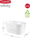 Curver Infinity Recycled Dots - Wasmand 40L - Gerecycled kunststof - Wit