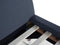 VIENNE - Tweepersoonsbed - Donkerblauw - 160 x 200 cm - Polyester