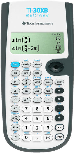 Texas Instruments TI-30XB - Wetenschappelijke rekenmachine - MultiView scherm - Grijs/Wit