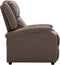 vidaXL Fauteuil verstelbaar stof taupe