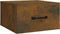 vidaXL - Nachtkastje - wandgemonteerd - 35x35x20 - cm - gerookt - eikenkleurig