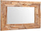 vidaXL - Decoratieve - spiegel - rechthoekig - 90x60 - cm - teakhout