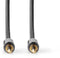 Nedis CATB22000GY10 - Kabel 3.5mm analoog - 100cm - Grijs