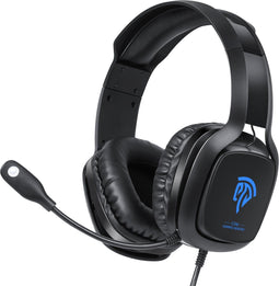 EasySMX C06 - Over-ear gaming headset - 7.1 Surround Sound - Zwart/Blauw