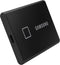 Samsung Portable T7 Touch - Externe SSD - 1 TB - USB C 3.2 - Vingerafdrukbeveiliging - Zwart