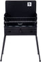 Bo-Camp - Barbecue - Koffermodel - Verstelbaar rooster - Zwart - 40x30 cm
