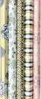 Benza cadeaupapier - Assortiment metallic kerstpapier - 200 x 70 cm - 5 rollen (5 stuks)