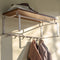 REX 3 - Wandkapstok - Hoedenplank en haken - Silky Taupe