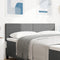 vidaXL - Hoofdbord - Eenvoudig - Design - Lichtgrijs - 160 - cm - Corduroy - Stof