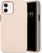 Selencia Hoesje Geschikt voor iPhone 12 Mini Hoesje - Selencia Gaia Slang Backcover - Wit